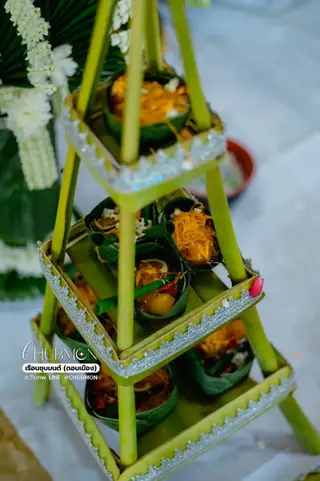 รายละเอียดเครื่องบวงสรวงที่จัดเตรียมตามลำดับ